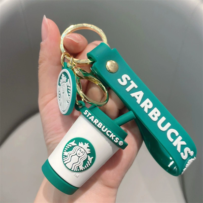Значок-брелок Starbucks, аксессуар для рюкзака, видеоигра для ключей, подарок на день рождения, для любимых, на заказ