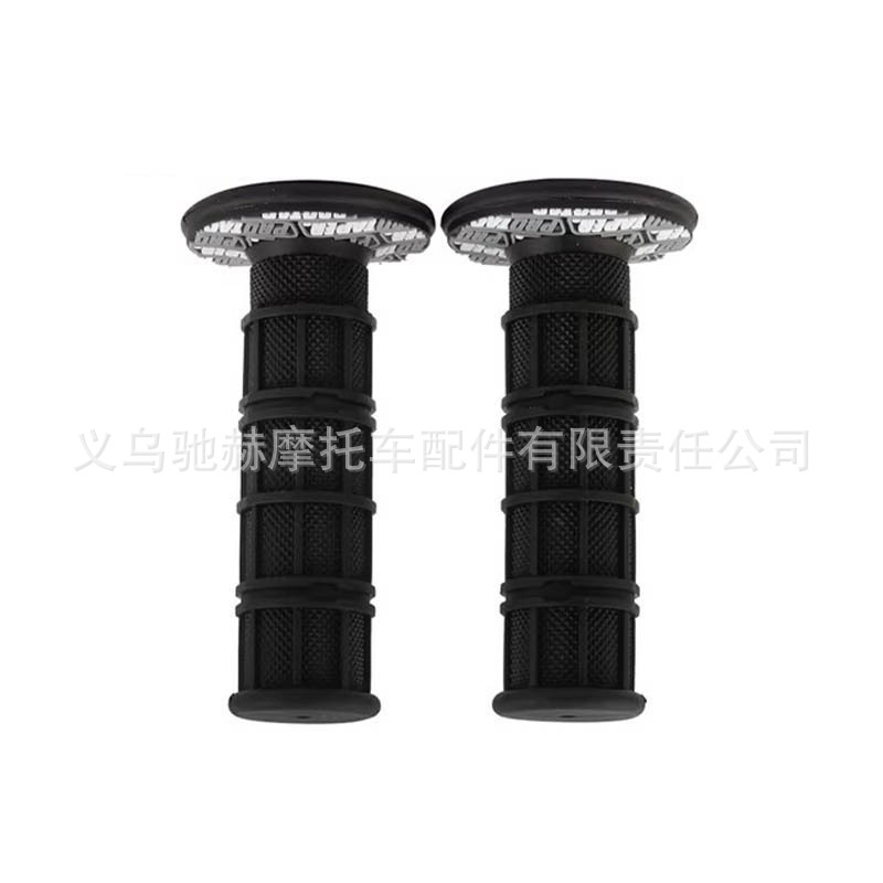 Directly supplied by the manufacturer, 22-24mm single-color modified handlebar grips for off-road motorcycles, shockproof and non-slip throttle grips