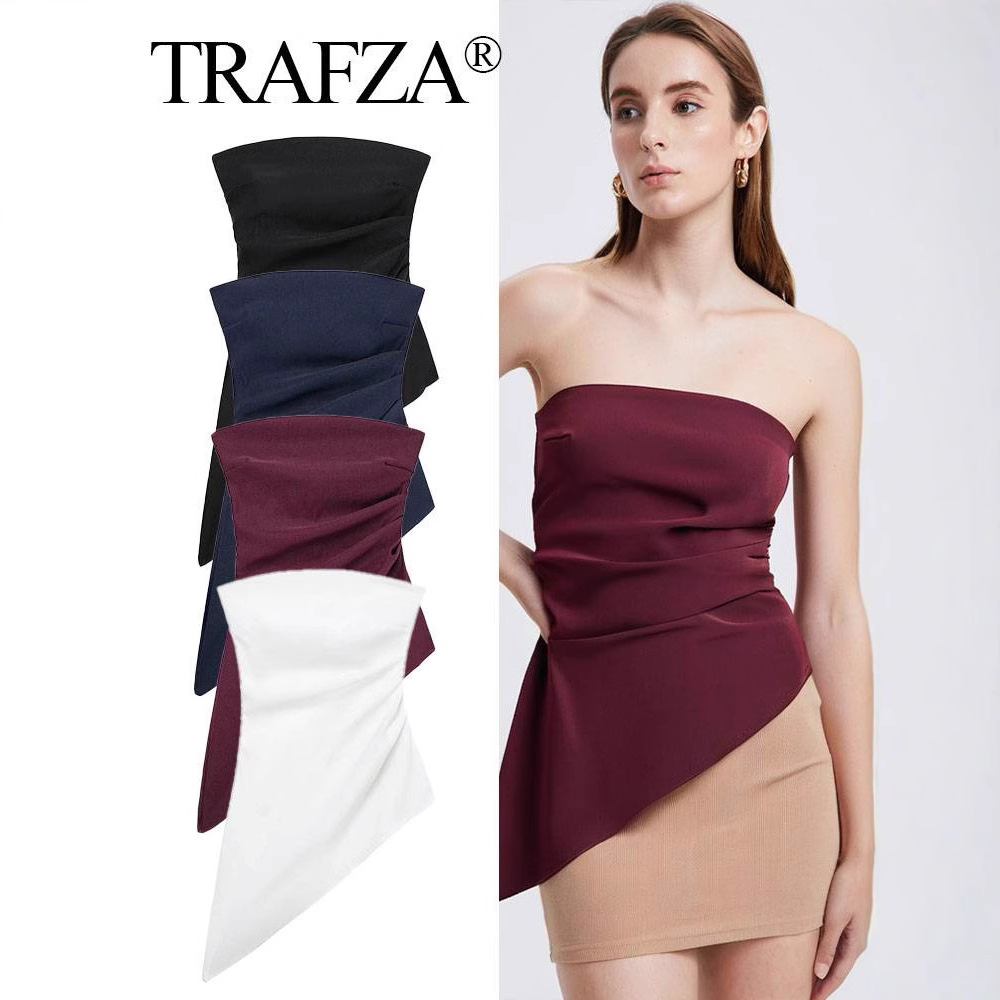 spring asymmetrical bra top
