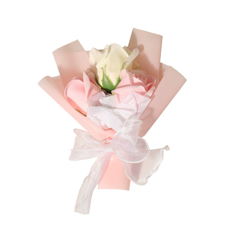 Soap contains rose handmade, creative accessory, wholesale, (Cross-border trading), Birthday gift