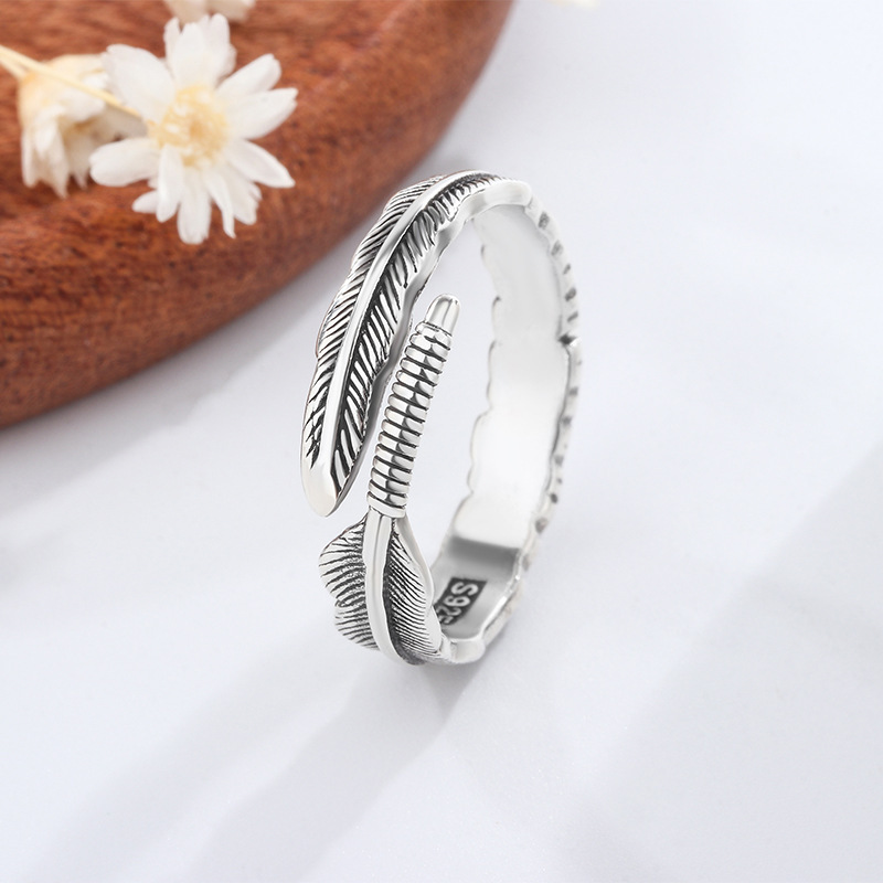 Retro fashionable trend creative design universal ring