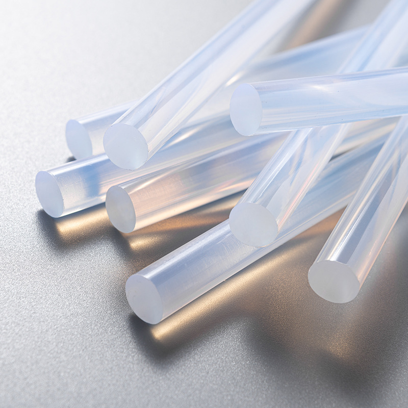 高透高粘热熔胶棒，透明无味7mm11mm热熔胶条