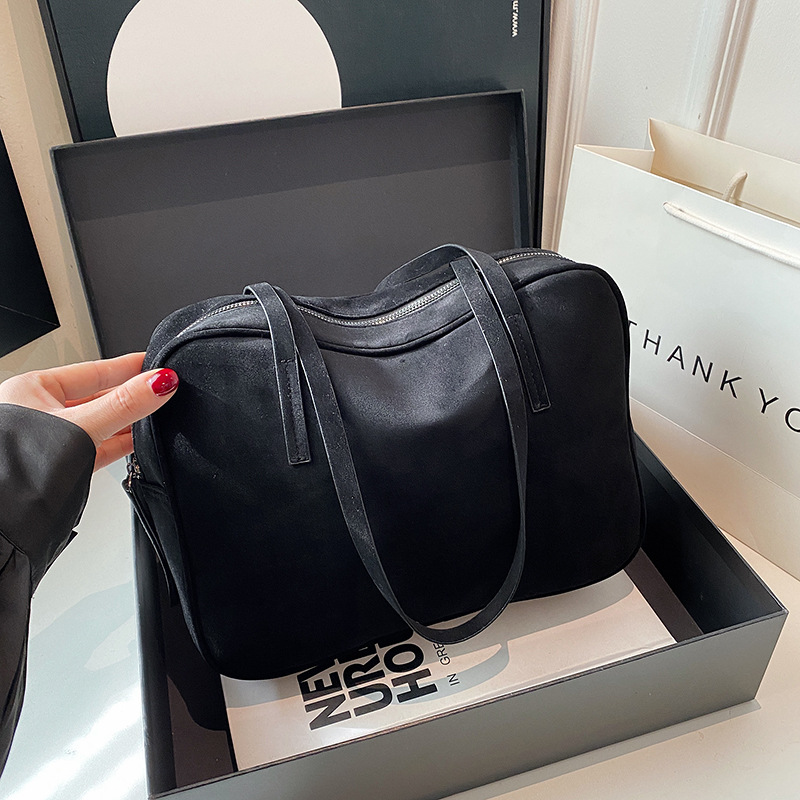 Bolso de gran capacidad para mujeres 2024 nuevo invierno de moda textura mochila de hombro alta sensación de moda bolso de mujer bolso de viaje