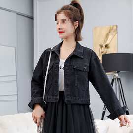 牛仔外套女韩版宽松学生春秋季长袖秋装新款牛仔服牛仔衣上衣