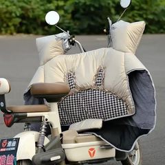 冬款电动车挡风被冬季电瓶车防风防水加绒加厚冬天高颜值2025新款