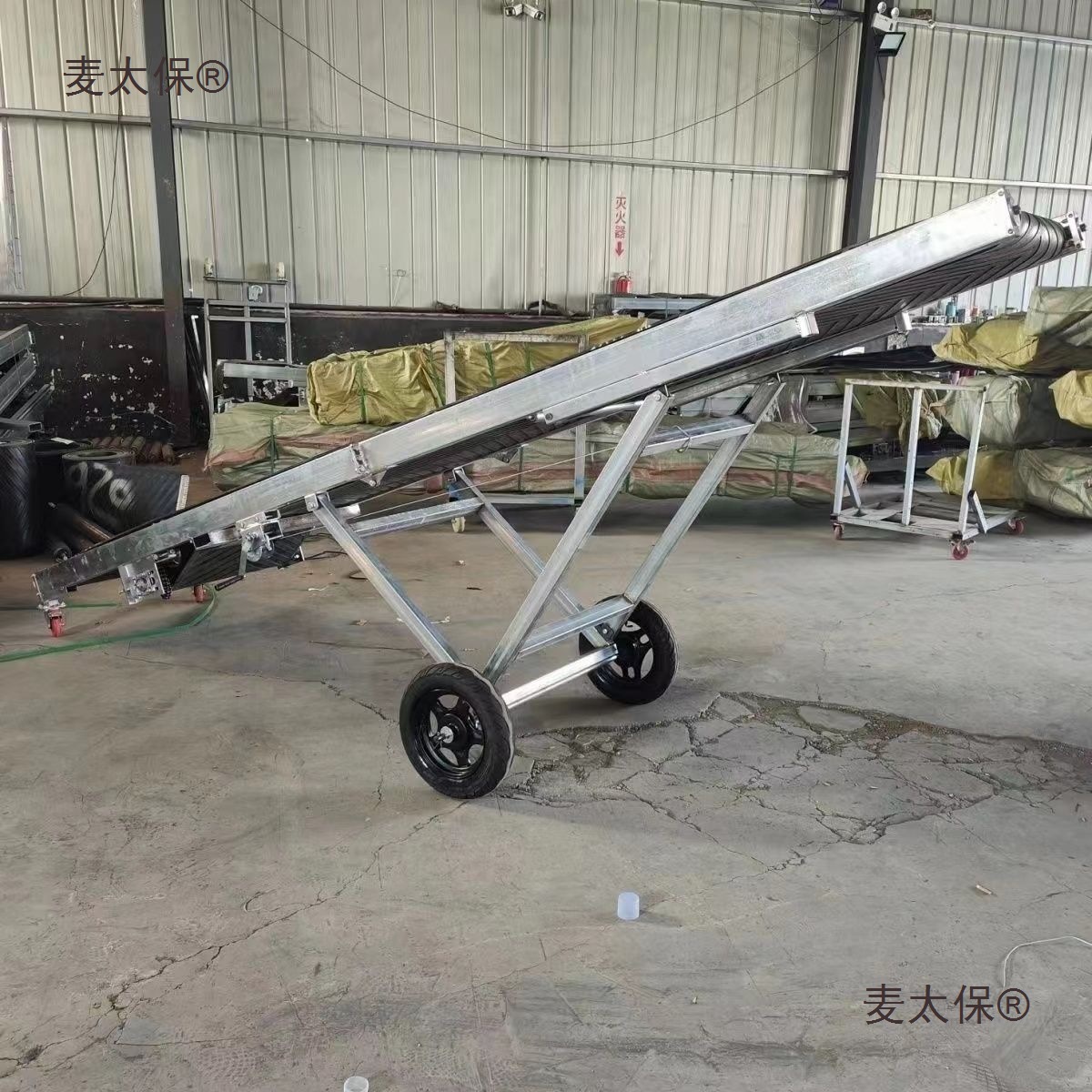 输送机传送带装车卸货小型折叠可升降传送机折叠式输送带其麦太保