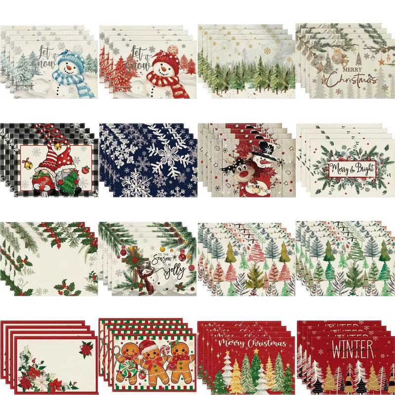 アマゾンの人気商品冬の食事マットクリスマスの食事マット|undefined