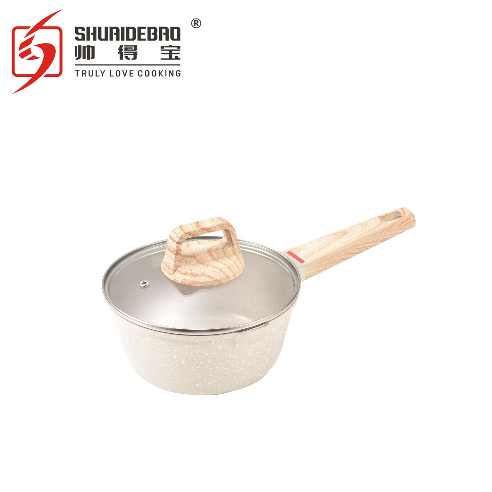 Shuaidebao maifan Piedra sartén antiadherente antibacteriano suplemento de alimentos para bebés olla cocina sartén hogar pequeña olla de leche al por mayor