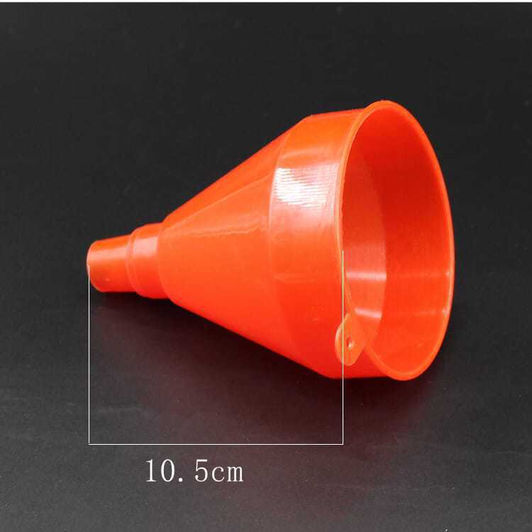 Guía de llenado de aceite de la motocicleta tubo de plástico embudo coche gasolina combustible líquido herramienta de reparación de combustible cubo doméstico