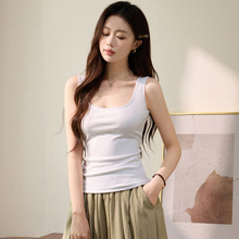 230g纯棉性感运动背心女夏内搭2025新款瑜伽外穿吊带紧身夜店女装