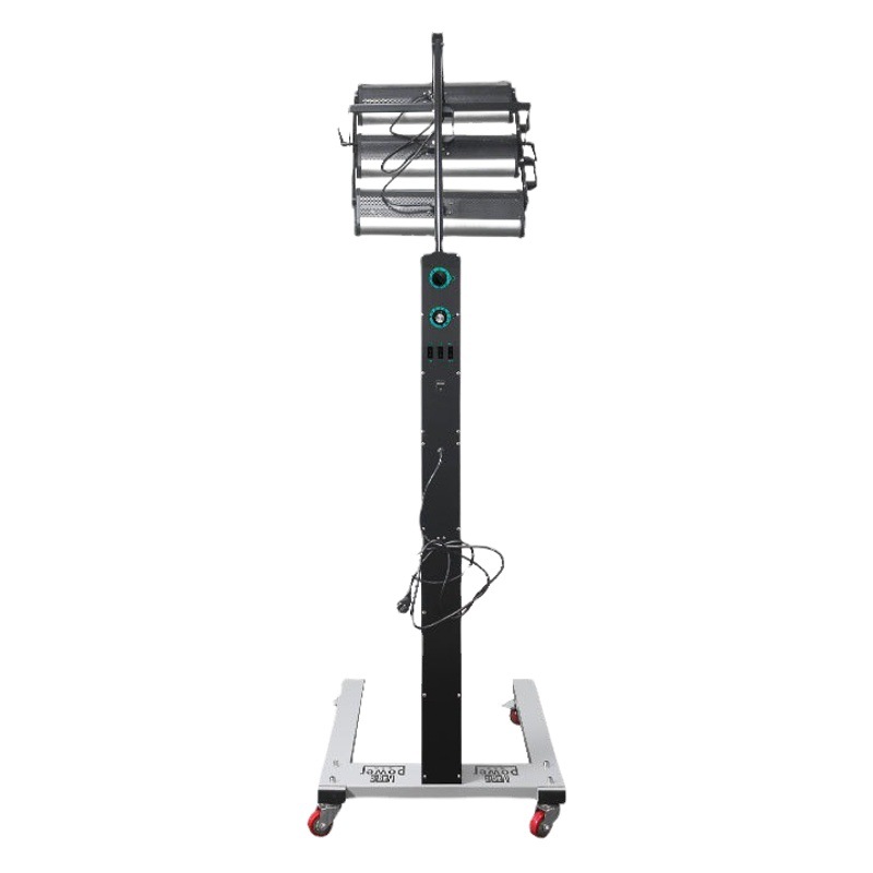 Pintura del coche lámpara de tres lámparas para hornear sala de pintura móvil de alta potencia lámpara de pintura infrarroja de onda corta lámpara de secado de pintura