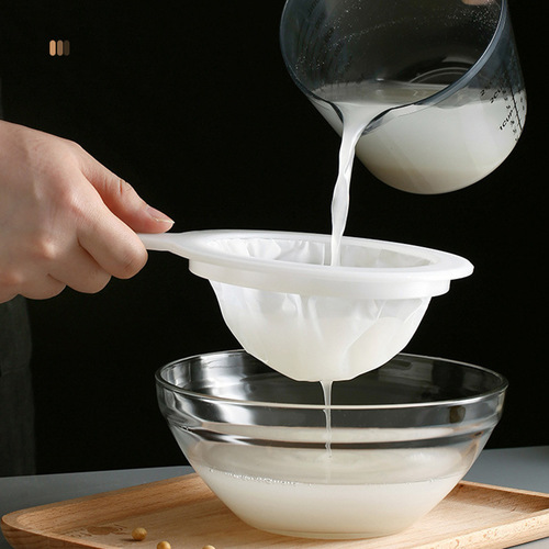 Soy milk filter household baby food juice mesh sieve plastic separation filter kitchen filter colander