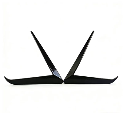 Knife Modified Light Eyebrow Decorative — Other Car Modifications - suitable-for-refreshed-model-yyl-gloss-black-2-pack