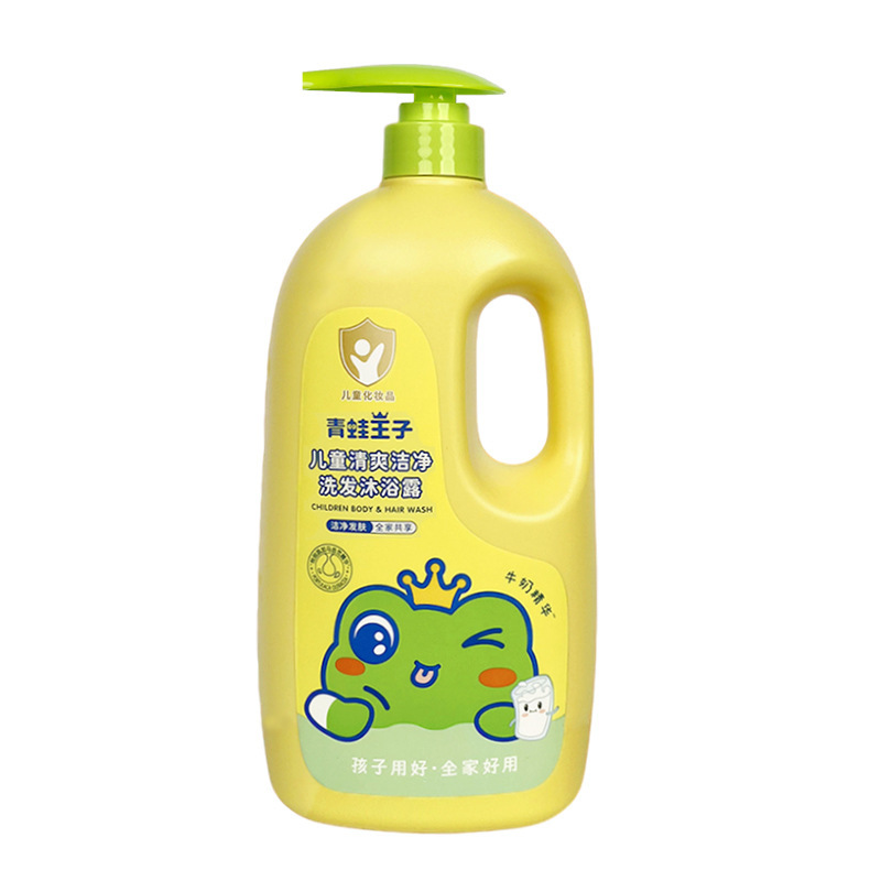 [大ボトル] カエル王子 子供用シャンプーとシャワージェル ツーインワン 新生児用シャワージェル 赤ちゃん 男女兼用|undefined