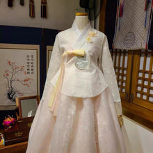 韩服新款朝鲜民族女高端韩服延吉网红拍照宫廷礼服公主演出服超仙