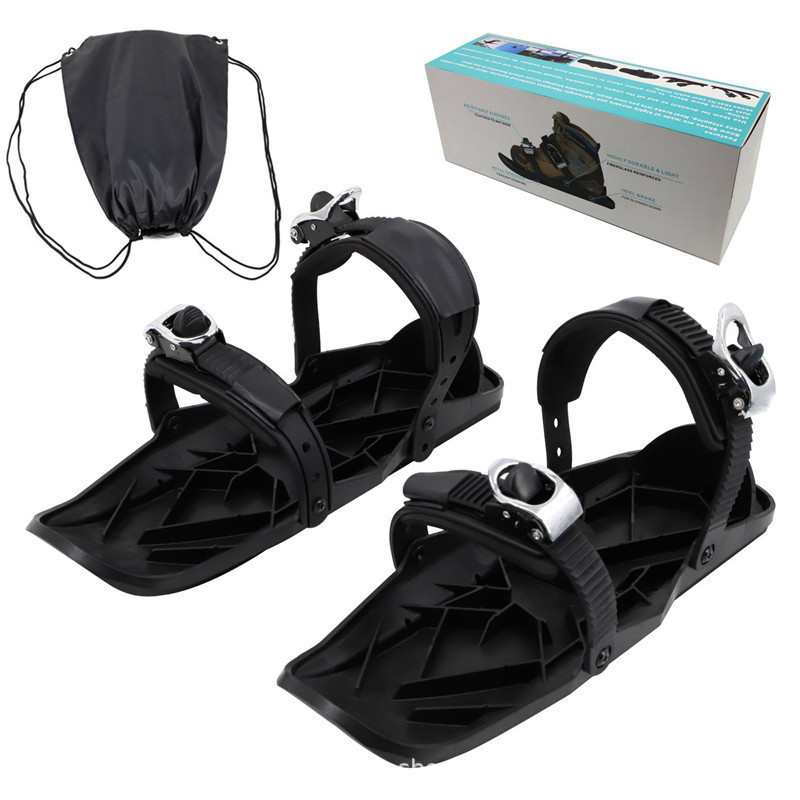 Три поколения лыжной обуви (детская) черная