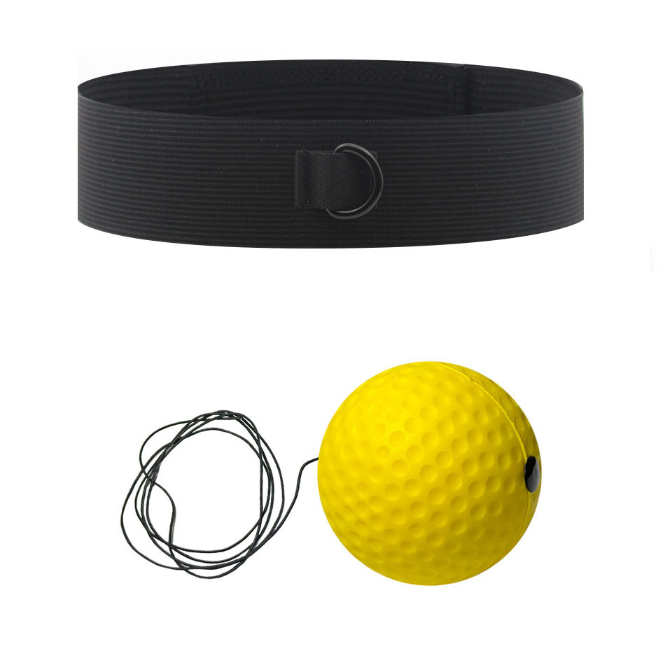 Bola de reacción de boxeo montada en la cabeza Descompresión Bola de fuga Bola de velocidad mágica Entrenamiento para adultos y niños Fitness Entretenimiento Inicio