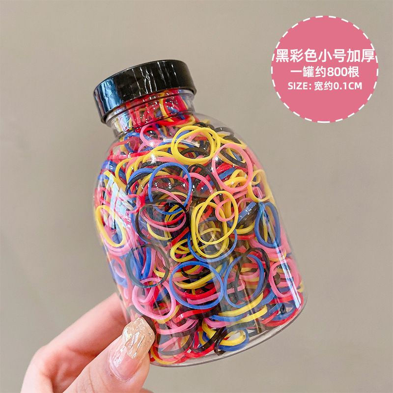 夏日韩版气质奶咖色无痕发绳不伤发马尾扎头绳新款橡皮筋发饰|undefined