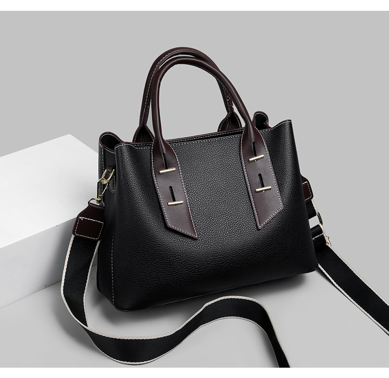 Women's Handle Bag Messenger Bag Wide Strap Stylish Commuter Bag_voghion.com