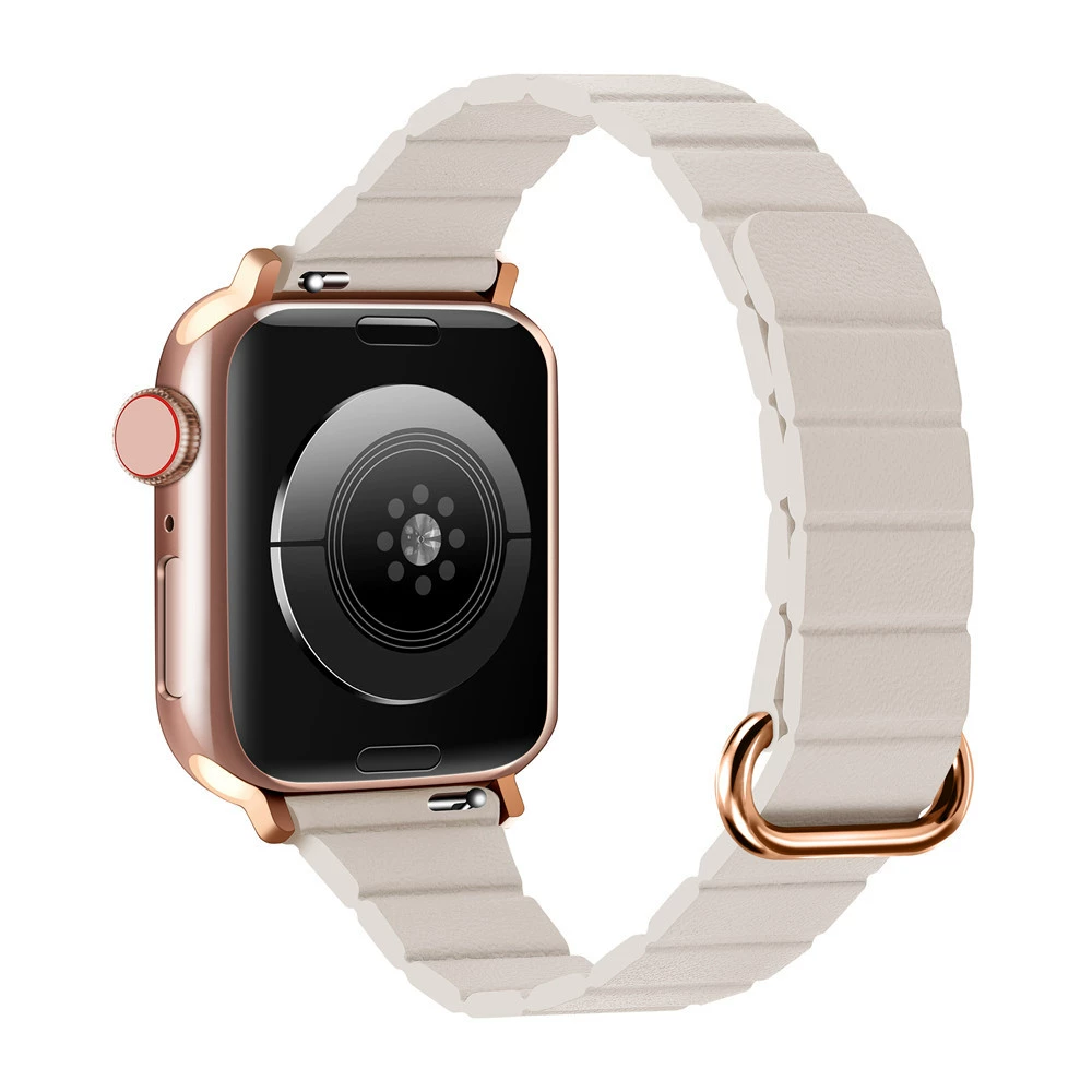 Подходит для iWatch8 Apple Watch S5678 капсула магнитная кожа Кожа Коробочный ремень Apple Watch8