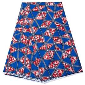 现货外贸跨境非洲风格双面蜡染布印花面料出口品质african fabric