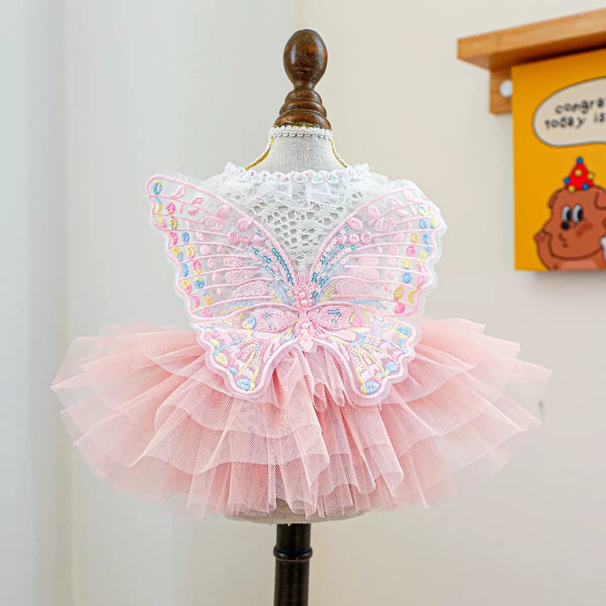 厂家直供/现货新品 宠物衣服狗狗猫猫服装服饰可爱蝴蝶仙子纱裙