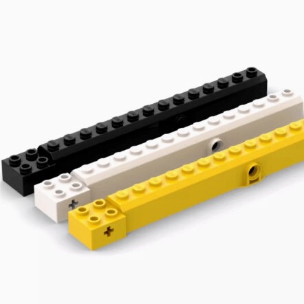 1kg Compatible with Lego 57779 Educational DIY Building Blocks Small Particle Parts Accessories 2X16 Crane Boom Assembly