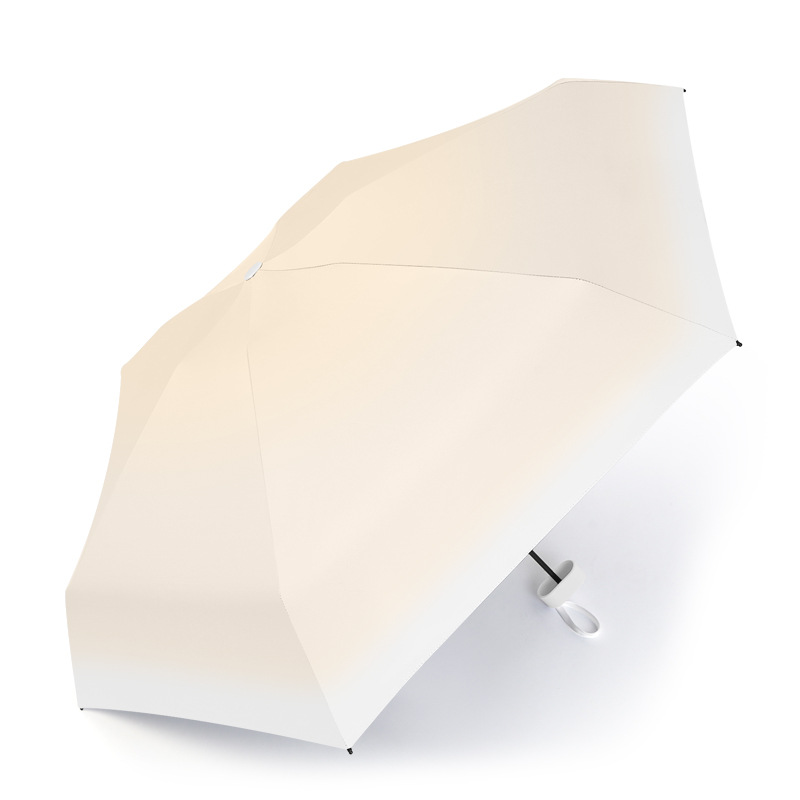 Ultraleichter, tragbarer Sonnenschutz mit Farbverlauf, Mini-Optik, schwarz beschichtet, 40 % reduziert, ideal für Regen und Sonne, auch als Werbeartikel geeignet._voghion.com