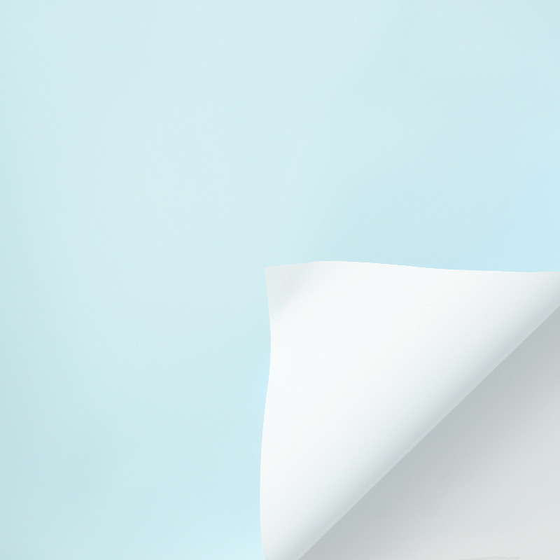 Li Zhiran Papel Ouya impermeable bicolor 56*56 Apertura de la canasta de flores Material Ramo Papel de embalaje al por mayor Spot