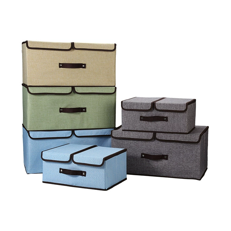 Cloth, storage box, folding big toy, underwear, cotton and linen