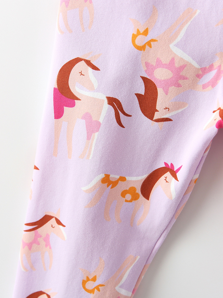 Pantalones de niñas malwee transfronterizos otoño y invierno nuevos pantalones de cintura elástica para niños europeos y medianos lindos leggings para niñas image 3