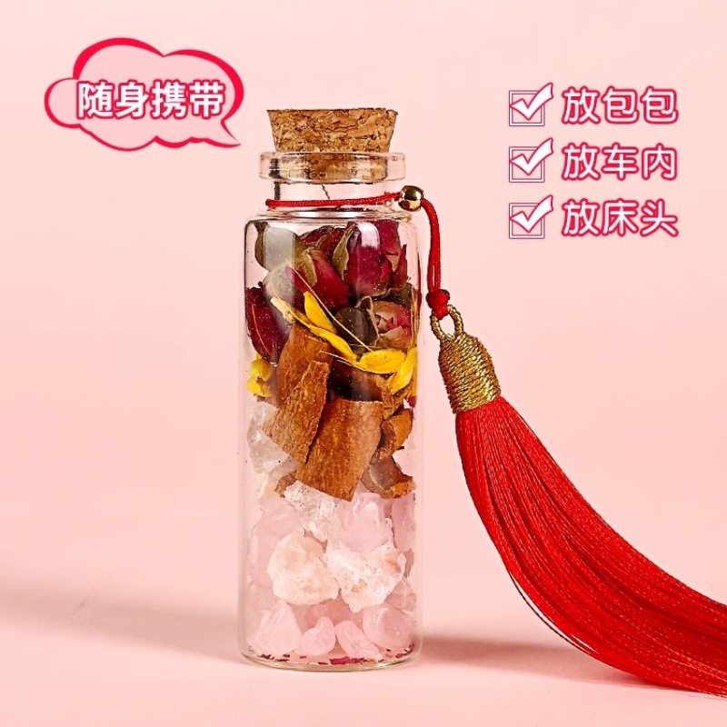 사랑병 (복숭아꽃 + 빨간주머니 + 술) 꼬마고구마 핫스타일