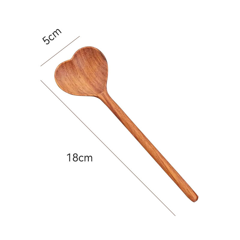 Cuchara de amor de madera de amor Regalos Suministros de cocina Cuchara para mezclar Cuchara de madera de amor Regalo portátil Amazon más vendido