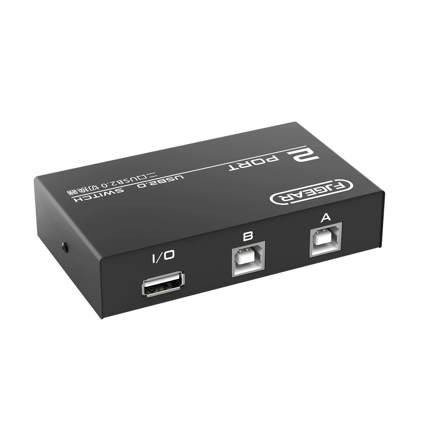 Принтер-распределитель, USB 2-портовый переключатель экономичный, кнопочный переключатель, одно перетаскивание, два хоста