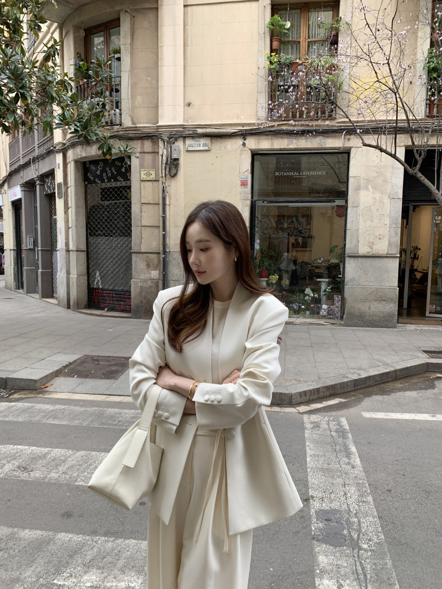 Blazer vintage stile coreano donna giacca casual elegante_voghion.com