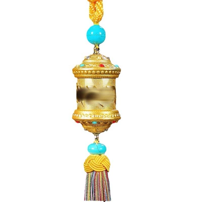 Car hanging: Turn Gold Wheel Caizhen Tassel