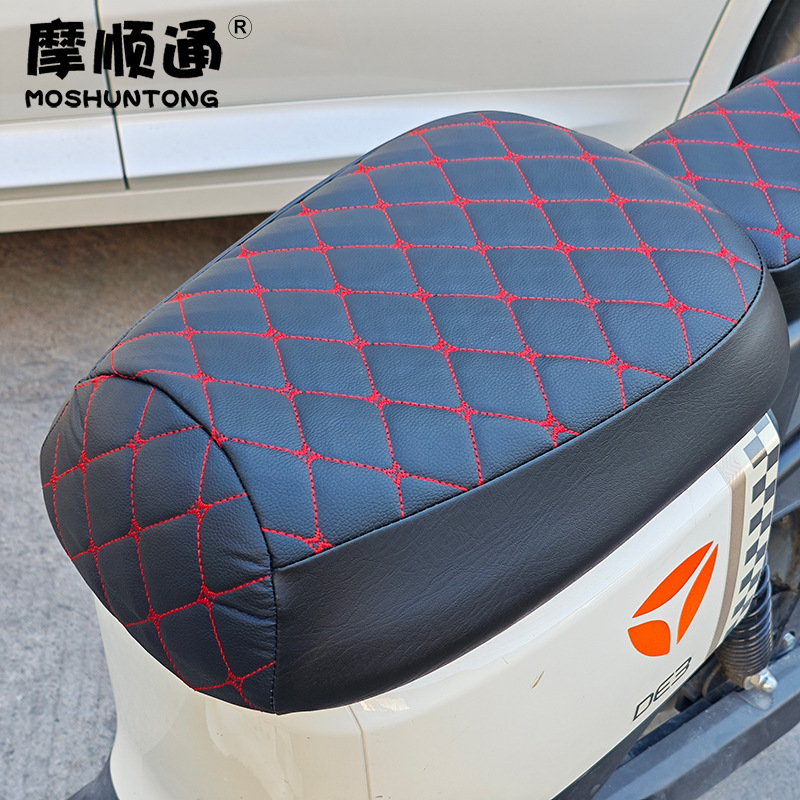 New National Standard Electric Vehicle Seat Cover, Warm and Sun-Protective, Suitable for Yadea, Aima, Tailing, Shenyuan, Xinri Electric Vehicles