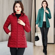 冬季棉服女中长款2025新款加厚大码棉袄修身显瘦韩版洋气棉衣外套