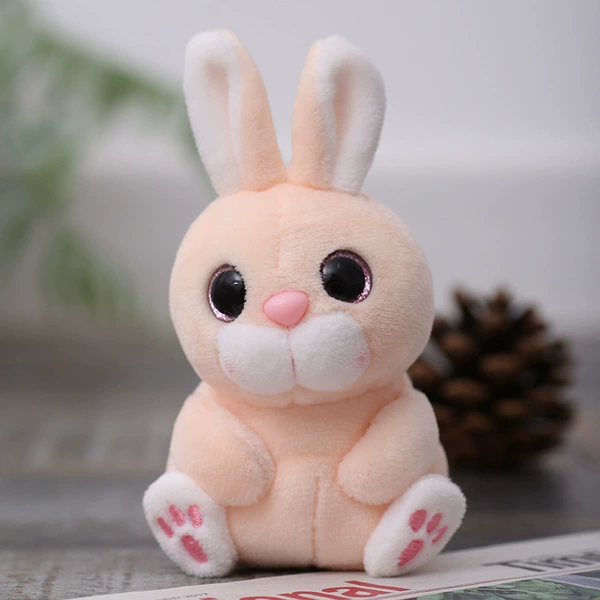 10 cm big eye rabbit skin color