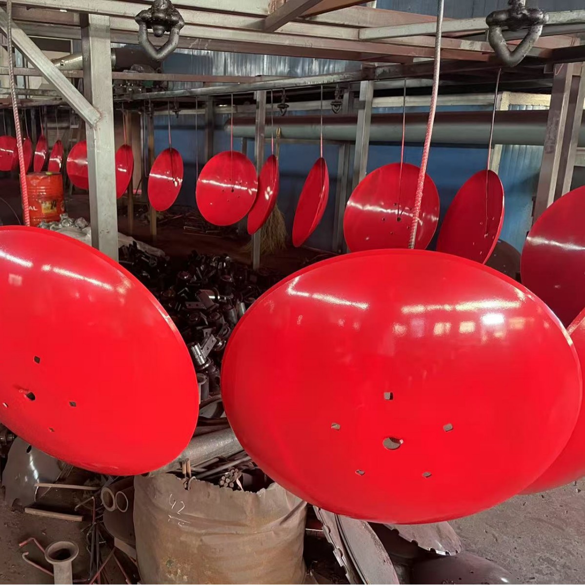 圆盘犁配件犁片非洲热销710*6四孔五孔65Mn锰钢材质犁片耙片