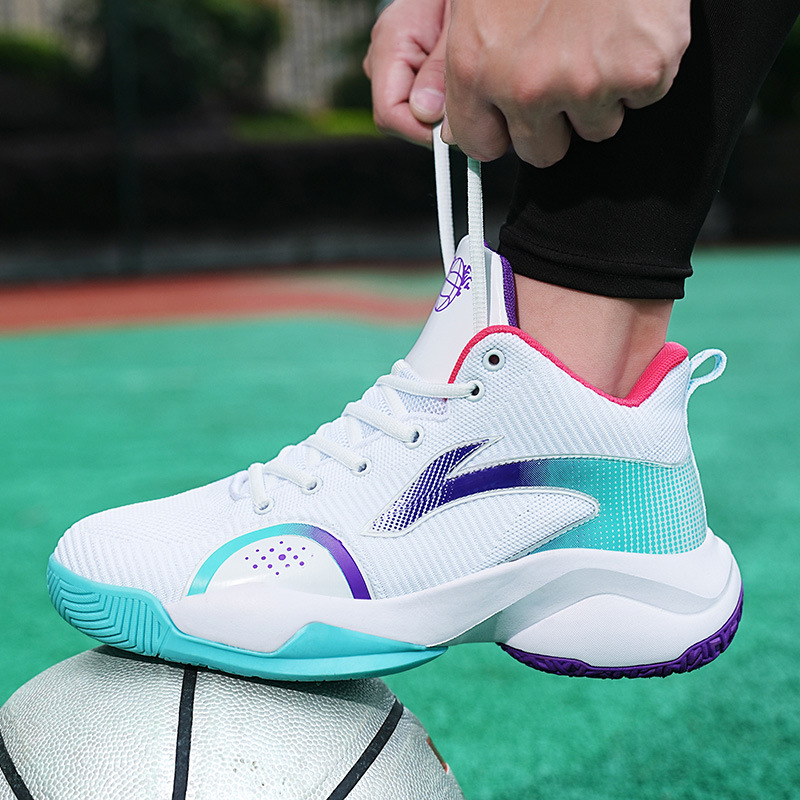 Zapatillas de baloncesto Kobe Technology azules para hombre y mujer, 2023, con amortiguación, resistentes al desgaste, deportivas, transpirables, prácticas, zapatillas de baloncesto de caña alta