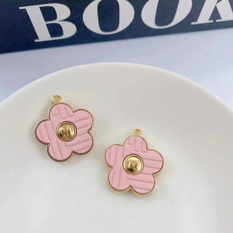 Korean earrings, pendant, accessories handmade, flowered