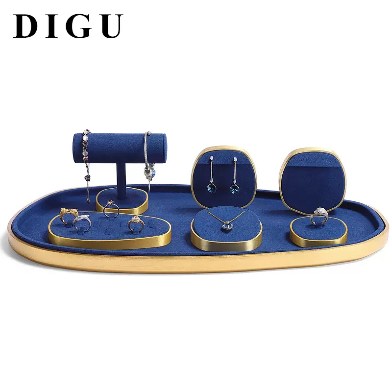 狄古饰品展示架戒指手链耳环项链展示道具专柜橱窗新款珠宝店托盘