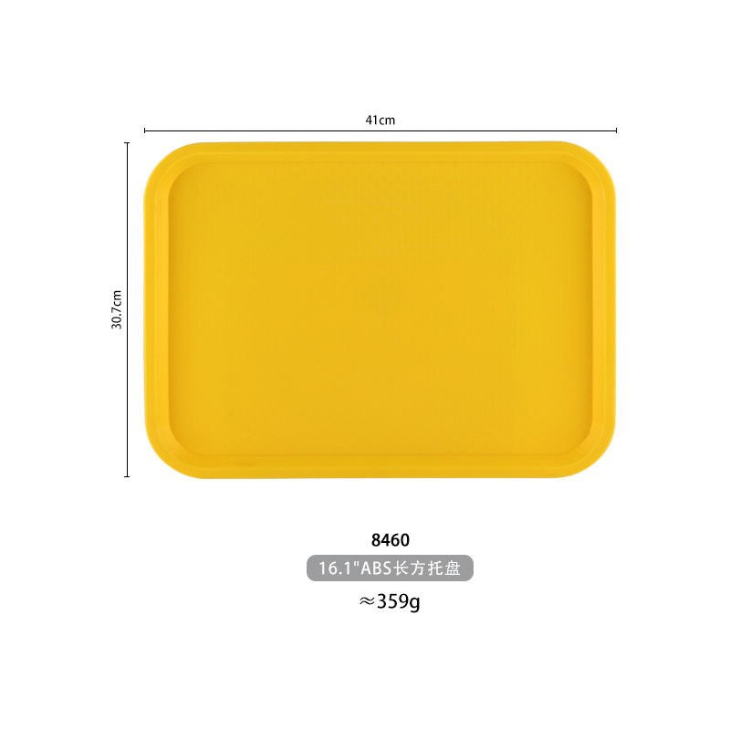 Bandeja de color rectangular plato de pastel de pan plato de servicio plato de té Hotel plato de comedor chino buffet restaurante plato de comida rápida image 18