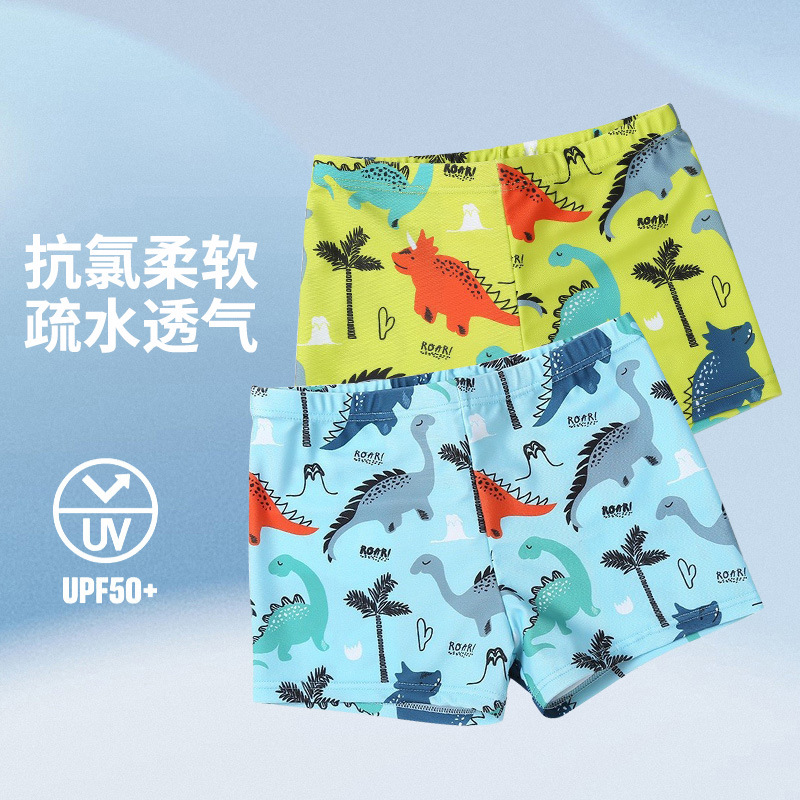 Bañador para niños de dibujos animados para niños poliéster Boxer shorts playa para niños Vacaciones de aguas termales para niños bañador para niños