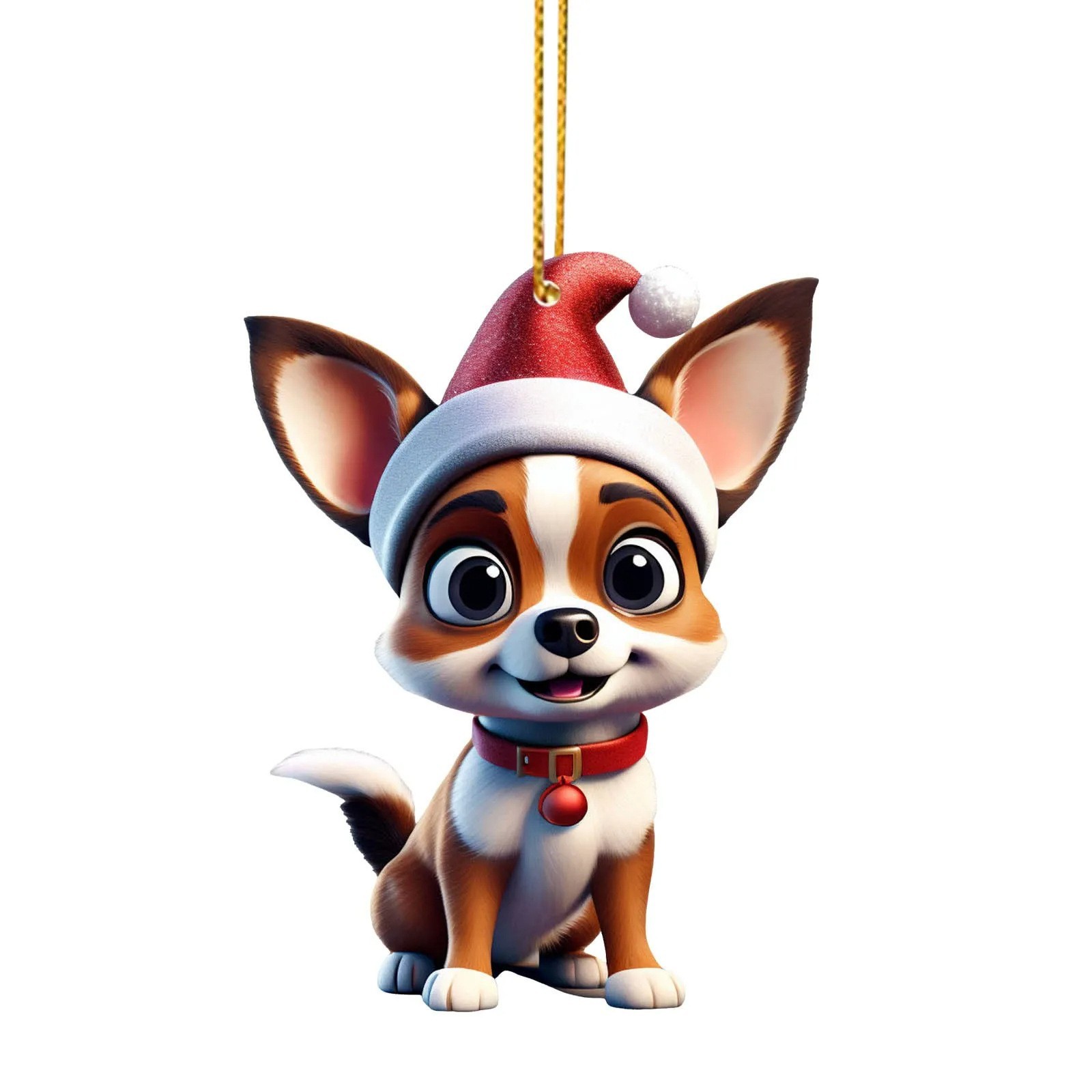 2024 nuevos productos transfronterizos de acrílico perros de dibujos animados colgantes de automóviles decoración del árbol de Navidad colgantes decoraciones para el hogar image 8