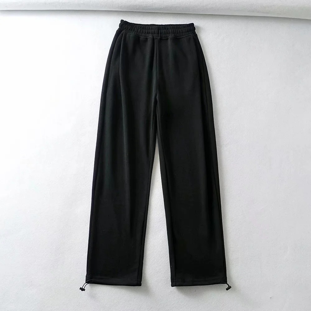 elastic waist drawstring waist sweatpants NSHS29091