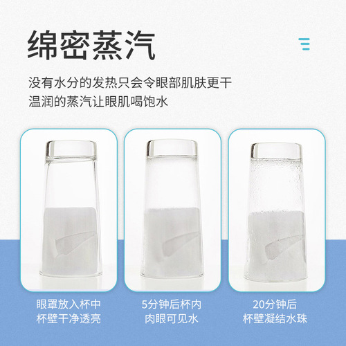 Baiyunshan steam eye mask mugwort lutein hot compress eye patch manufacturer self-heating light-blocking sleep eye mask wholesale