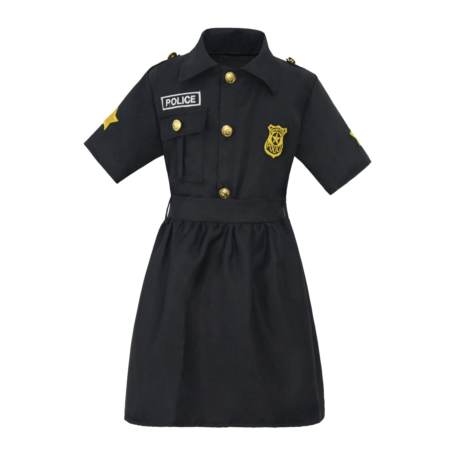 Детская полицейская форма на Хэллоуин, детский игровой костюм для косплея, костюм для маскарада на Хэллоуин