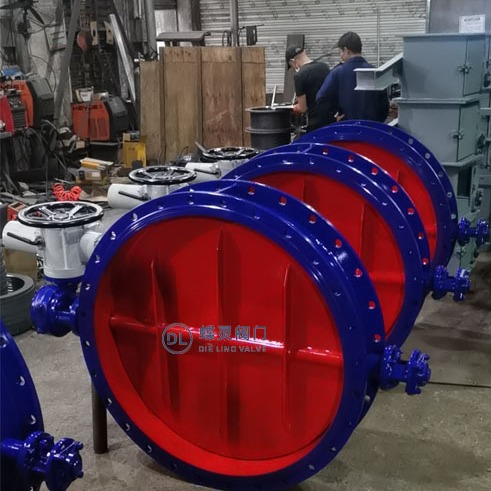 智能调节型 烟道通风法兰蝶阀D941W-1C DN2000 控制信号4-20mA